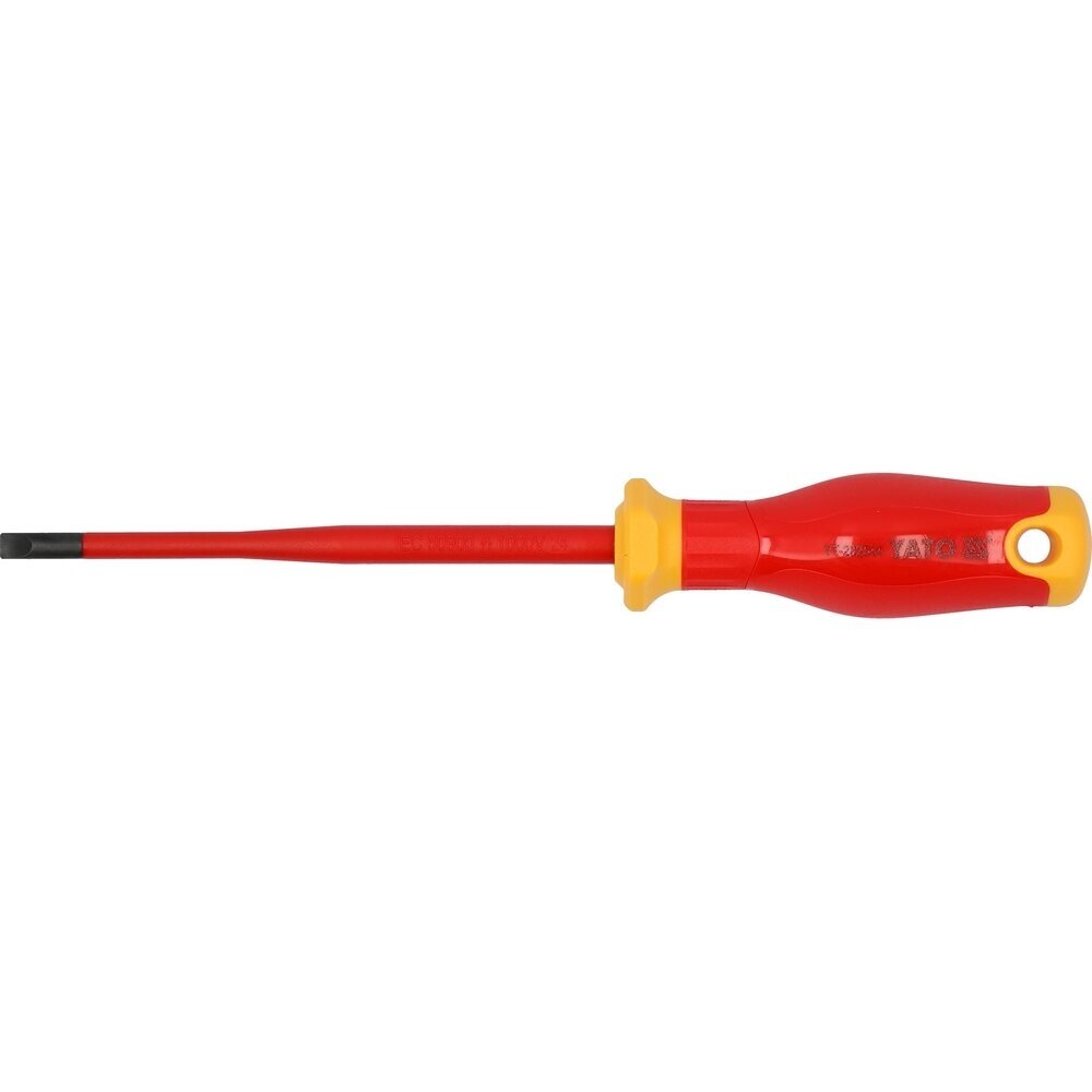Izoliuotas atsuktuvas elektrikui | labai plonas | 1000V | 5,5X125 mm YATO Izoliuotas atsuktuvas elektrikui | labai plonas | 1000V | 5,5X125 mm YATO