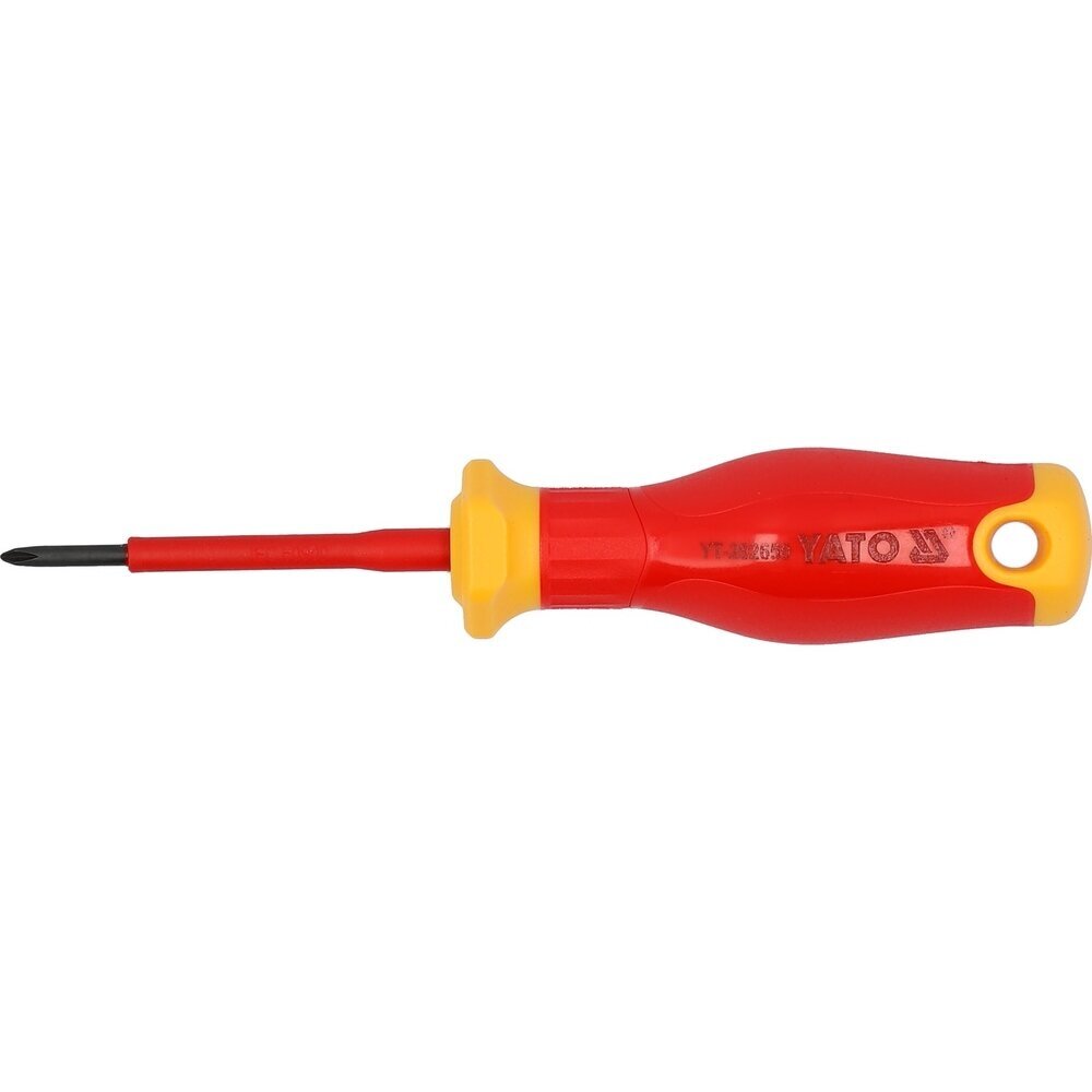 Izoliuotas atsuktuvas elektrikui | labai plonas | 1000V | PH0X60 mm YATO Izoliuotas atsuktuvas elektrikui | labai plonas | 1000V | PH0X60 mm YATO