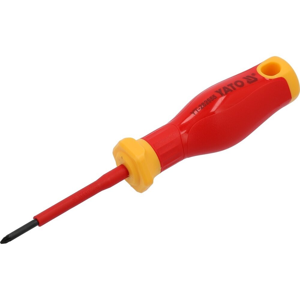 Izoliuotas atsuktuvas elektrikui | labai plonas | 1000V | PZ0X60 mm YATO 1 Izoliuotas atsuktuvas elektrikui | labai plonas | 1000V | PZ0X60 mm YATO 1