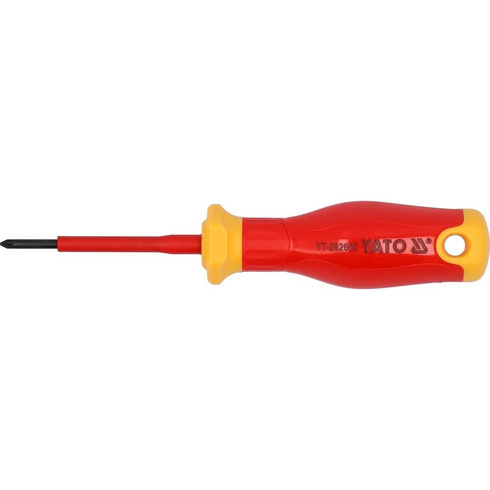 Izoliuotas atsuktuvas elektrikui | labai plonas | 1000V | PZ0X60 mm YATO Izoliuotas atsuktuvas elektrikui | labai plonas | 1000V | PZ0X60 mm YATO