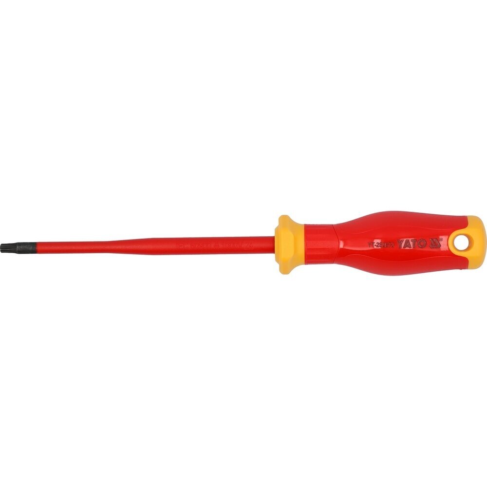 Izoliuotas atsuktuvas elektrikui | labai plonas | 1000V | T25X125 mm YATO Izoliuotas atsuktuvas elektrikui | labai plonas | 1000V | T25X125 mm YATO