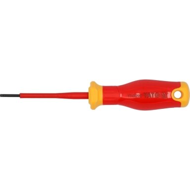 Izoliuotas atsuktuvas elektrikui | labai plonas | 1000V | 2,5X75 mm YATO