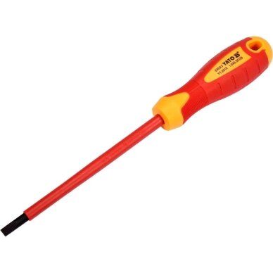 Izoliuotas atsuktuvas elektrikui | 1000V | 5,5x125 mm YATO 1 Izoliuotas atsuktuvas elektrikui | 1000V | 5,5x125 mm YATO 1
