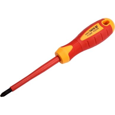 Izoliuotas atsuktuvas elektrikui | 1000V | PZ2x100 mm YATO