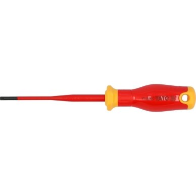 Izoliuotas atsuktuvas elektrikui | labai plonas | 1000V | 3,5X100 mm YATO 1