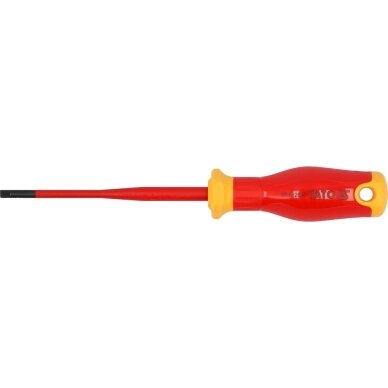 Izoliuotas atsuktuvas elektrikui | labai plonas | 1000V | 4,0X100 mm YATO