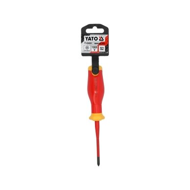 Izoliuotas atsuktuvas elektrikui | labai plonas | 1000V | PH1X80 mm YATO 2 Izoliuotas atsuktuvas elektrikui | labai plonas | 1000V | PH1X80 mm YATO 2