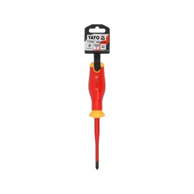 Izoliuotas atsuktuvas elektrikui | labai plonas | 1000V | PZ2X100 mm YATO 2