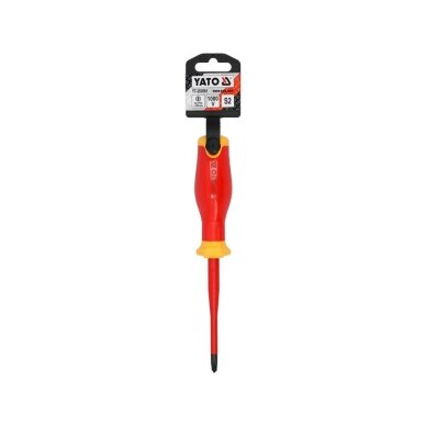Izoliuotas atsuktuvas elektrikui | labai plonas | 1000V | SL/PH2X100 mm YATO 2