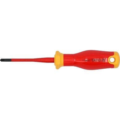 Izoliuotas atsuktuvas elektrikui | labai plonas | 1000V | SL/PZ1X80 mm YATO