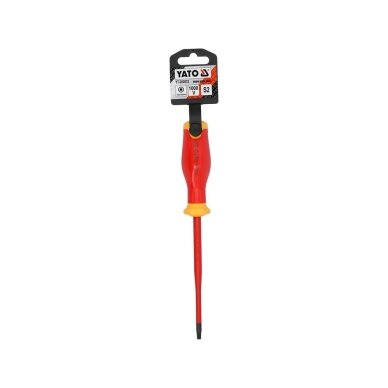 Izoliuotas atsuktuvas elektrikui | labai plonas | 1000V | T25X125 mm YATO 2 Izoliuotas atsuktuvas elektrikui | labai plonas | 1000V | T25X125 mm YATO 2