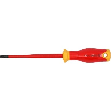 Izoliuotas atsuktuvas elektrikui | labai plonas | 1000V | T25X125 mm YATO Izoliuotas atsuktuvas elektrikui | labai plonas | 1000V | T25X125 mm YATO