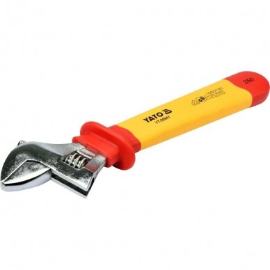 Izoliuotas reguliuojamas raktas 250mm, VDE Izoliuotas reguliuojamas raktas 250mm, VDE