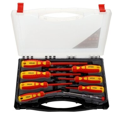 Izoliuoti atsuktuvai elektrikams 8vnt. – Kraftdele KD10906 1