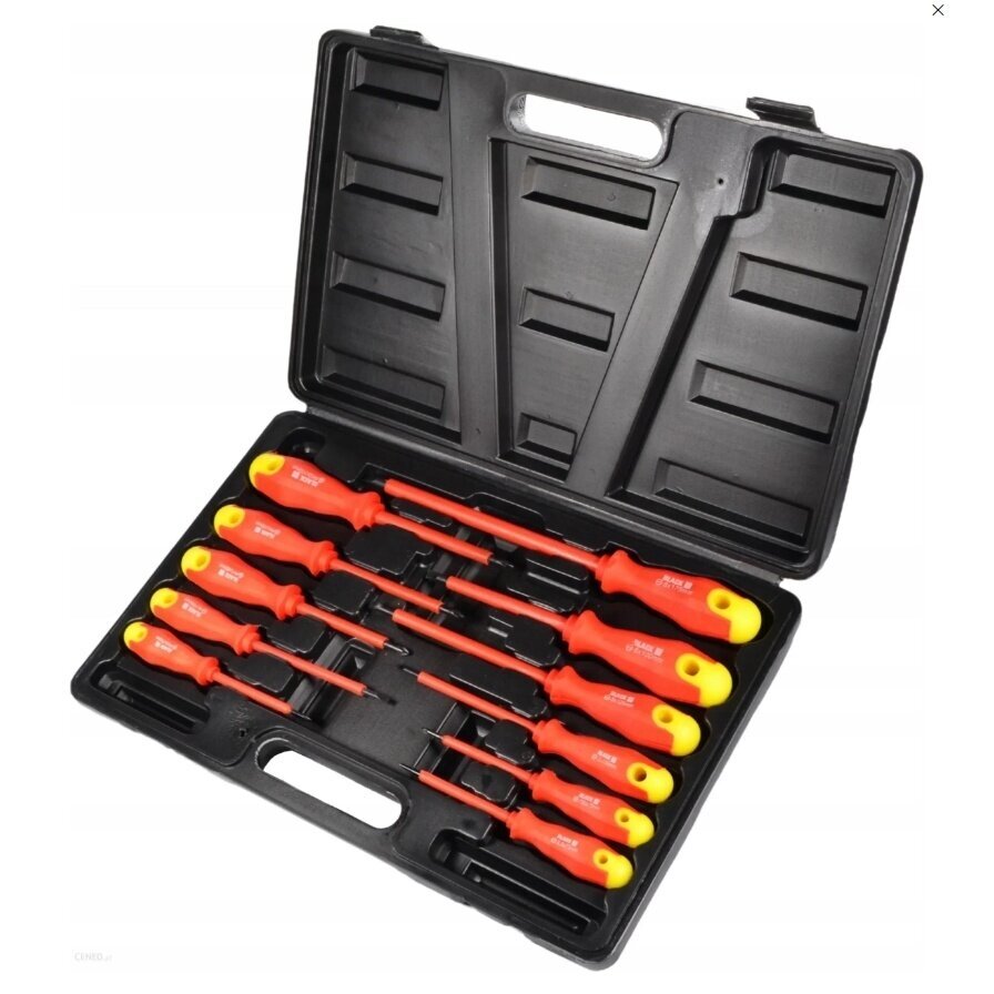 Izoliuotų atsuktuvų rinkinys elektrikui | 11 vnt. ESSEN TOOLS 1