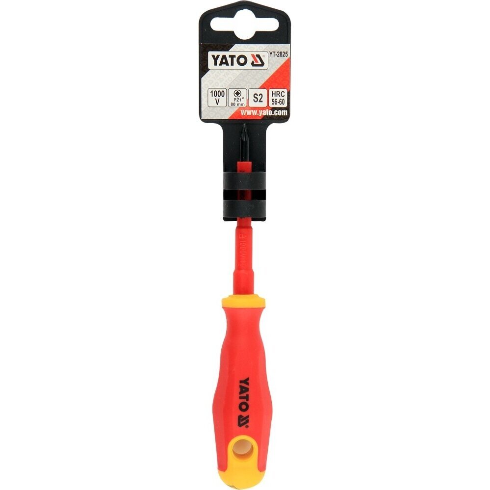 Izoliuotas atsuktuvas elektrikui | 1000V | PZ1x80 mm YATO 1