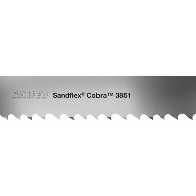 Juostinis pjūklas metalui Sandflex® Cobra™ Bahco 3851-13-0.6-R-18-1640mm Juostinis pjūklas metalui Sandflex® Cobra™ Bahco 3851-13-0.6-R-18-1640mm
