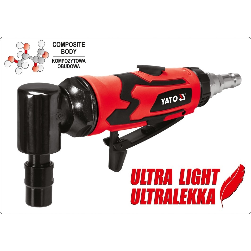 Kampinis pneumatinis šlifuoklis 6mm YATO 2