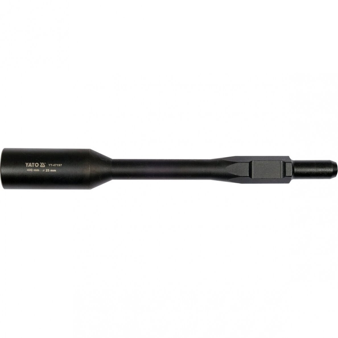 Kaltas įžeminimo strypams 25mm HEX YATO YT-47197 1 Kaltas įžeminimo strypams 25mm HEX YATO YT-47197 1