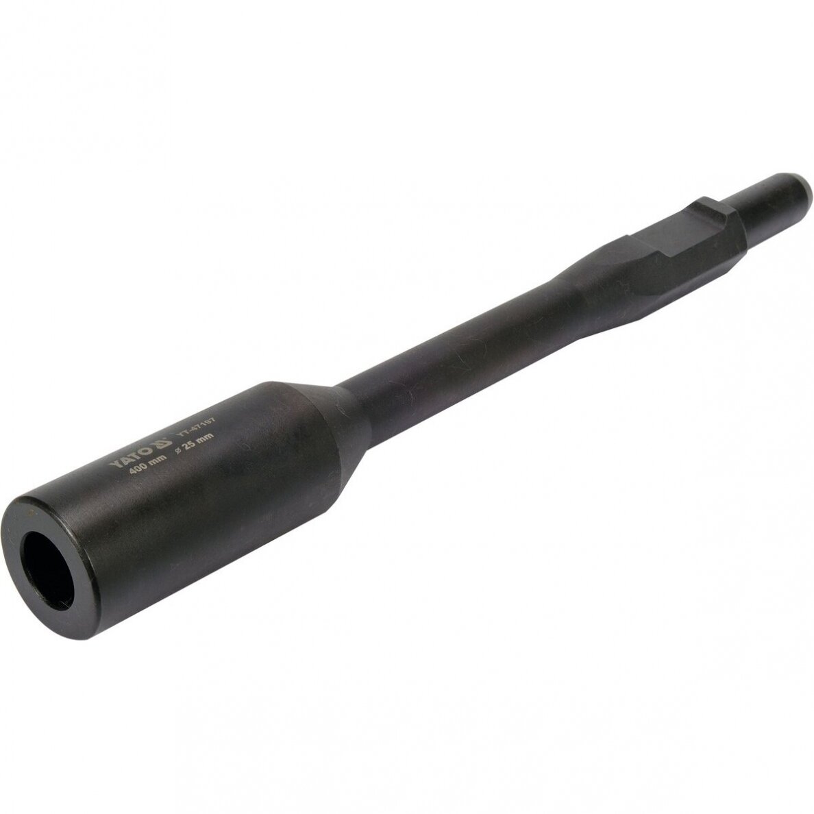 Kaltas įžeminimo strypams 25mm HEX YATO YT-47197 Kaltas įžeminimo strypams 25mm HEX YATO YT-47197