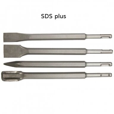 Kaltų betonui rinkinys SDS+ 4vnt.