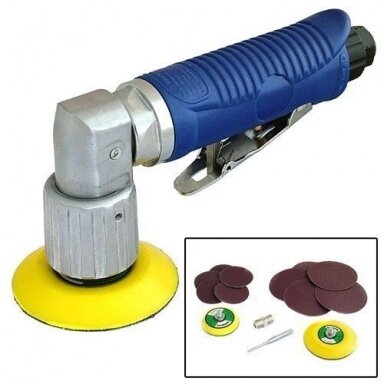 Kampinis orinis šlifuoklis / orbitinis poliruoklis 50mm+70mm padai 10 vnt. lapelių Kampinis orinis šlifuoklis / orbitinis poliruoklis 50mm+70mm padai 10 vnt. lapelių