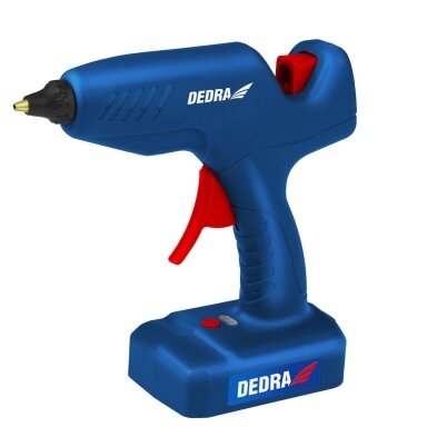 Karštų klijų pistoletas 11.2mm, 12V, Belaidis DEDRA DED7558