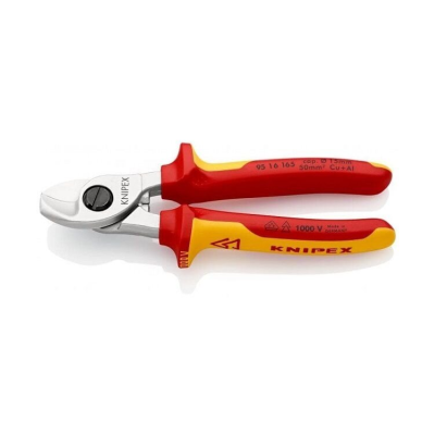 Kabelio kirpimo žirklės elektrikui VDE 165mm KNIPEX Kabelio kirpimo žirklės elektrikui VDE 165mm KNIPEX
