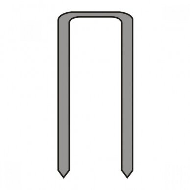 Kabės 25mm, 5,7mm Type90 2500vnt. Kabės 25mm, 5,7mm Type90 2500vnt.