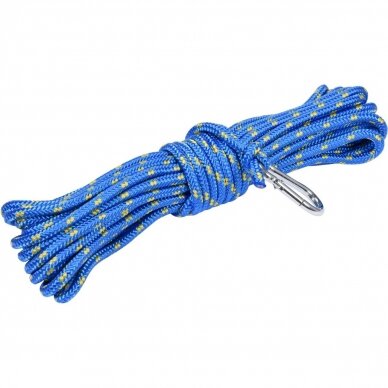 Kaminkrečio pinta virvė 6 mm x 10 m su karabinu