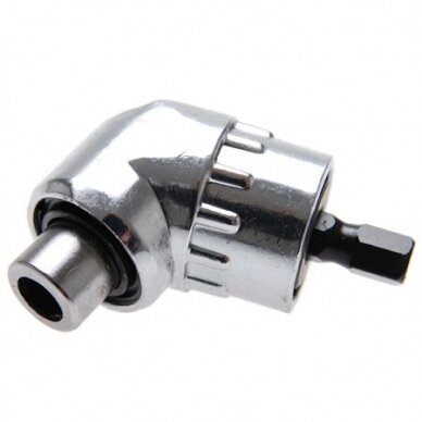 Kampinis antgalių laikiklis adapteris 6.3mm 1/4", Vidinis šešiakampis 6.3 mm (1/4")