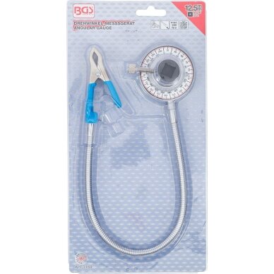 Kampinis matuoklis su spaustuku | 12,5 mm (1/2") 4 Kampinis matuoklis su spaustuku | 12,5 mm (1/2") 4