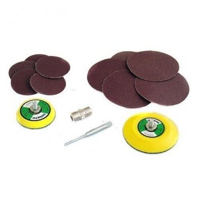 Kampinis orinis šlifuoklis / orbitinis poliruoklis 50mm+70mm padai 10 vnt. lapelių 3 Kampinis orinis šlifuoklis / orbitinis poliruoklis 50mm+70mm padai 10 vnt. lapelių 3