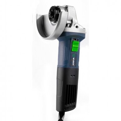 Kampinis šlifuoklis 125mm 1600W Wuber W27477 (+10 pjovimų diskų) 8 Kampinis šlifuoklis 125mm 1600W Wuber W27477 (+10 pjovimų diskų) 8