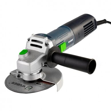 Kampinis šlifuoklis 125mm 1600W Wuber W27477 (+10 pjovimų diskų) 2 Kampinis šlifuoklis 125mm 1600W Wuber W27477 (+10 pjovimų diskų) 2