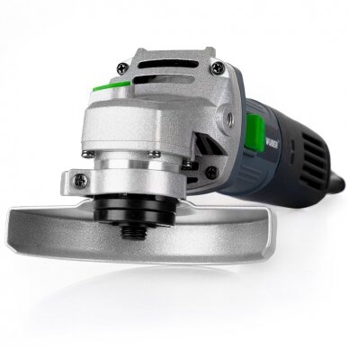 Kampinis šlifuoklis 125mm 1600W Wuber W27477 (+10 pjovimų diskų) 3 Kampinis šlifuoklis 125mm 1600W Wuber W27477 (+10 pjovimų diskų) 3