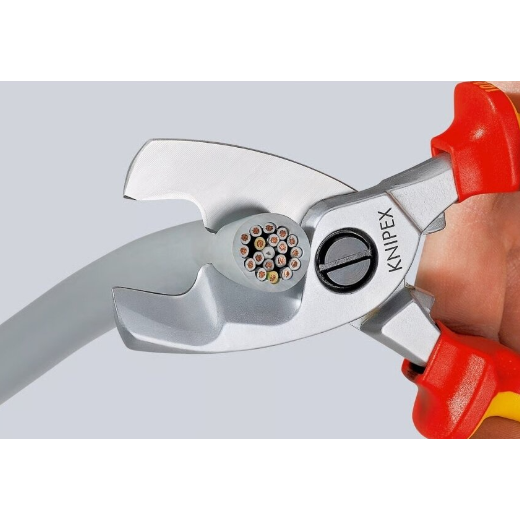 Kabelio kirpimo žirklės elektrikui VDE 200mm KNIPEX 4