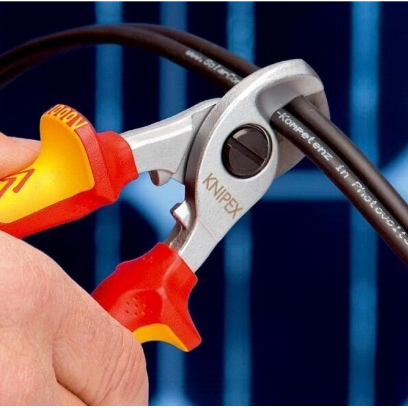 Kabelio kirpimo žirklės elektrikui VDE 165mm KNIPEX 4