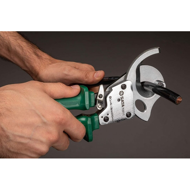 Kabelio nukirpimo žirklės terkšlinės 245mm SATA 4