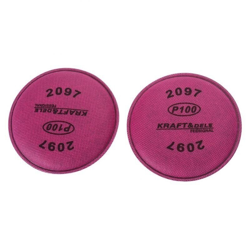 Kaukė viso veido, M su filtrais Kraftdele KD10031 12 Kaukė viso veido, M su filtrais Kraftdele KD10031 12