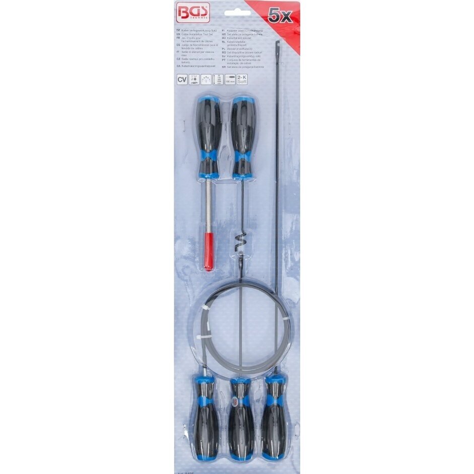 Kabelio instaliavimo įrankių rinkinys | 5 vnt. BGS 3 Kabelio instaliavimo įrankių rinkinys | 5 vnt. BGS 3