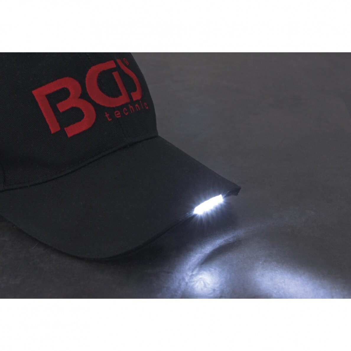 Kepurė su apšvietimu LED lempute BGS 1 Kepurė su apšvietimu LED lempute BGS 1