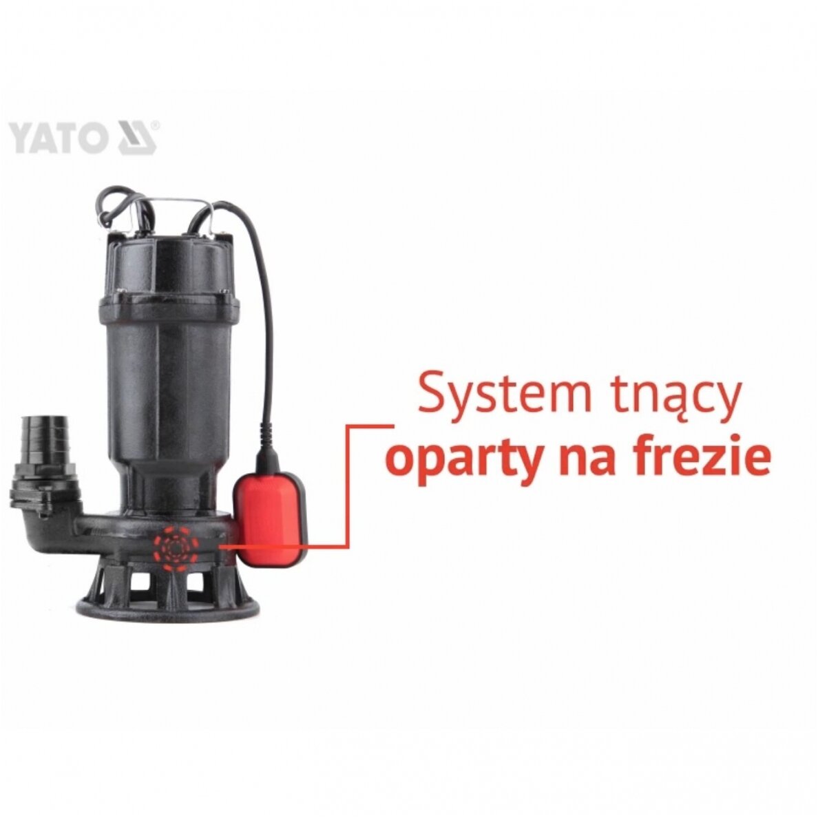 Ketaus siurblys su malūnėliu ir plude 750W (vandens siurblys su malimo sistema) YATO 8