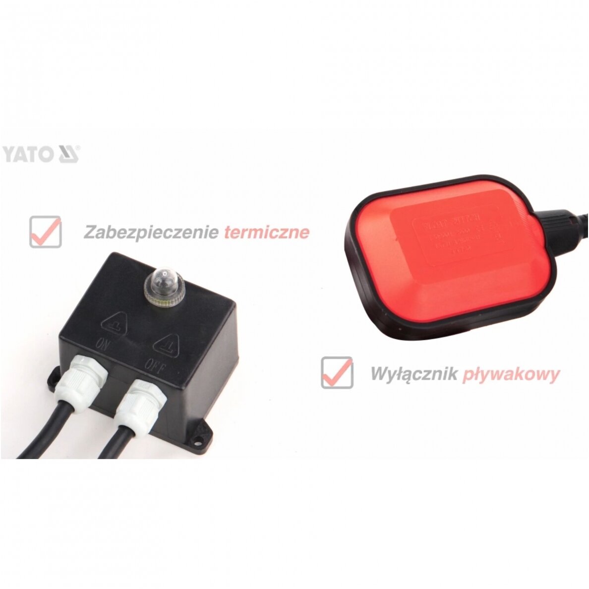 Ketaus siurblys su malūnėliu ir plude 750W (vandens siurblys su malimo sistema) YATO 9