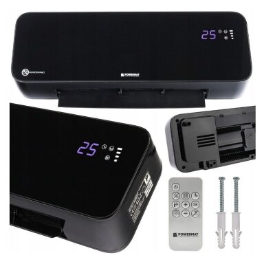 Keraminis sieninis elektrinis šildytuvas 2000W, LCD PM-GC-3000DLS Keraminis sieninis elektrinis šildytuvas 2000W, LCD PM-GC-3000DLS