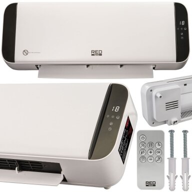 Keraminis sieninis elektrinis šildytuvas RED TECHNIC 2000 W Keraminis sieninis elektrinis šildytuvas RED TECHNIC 2000 W