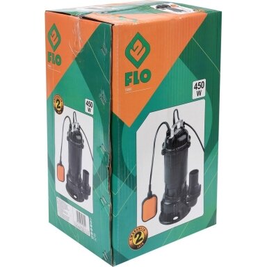 Ketaus siurblys purvinam vandeniui 450W FLO