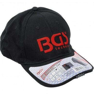 Kepurė su apšvietimu LED lempute BGS 2