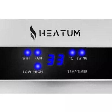 Keraminis sieninis elektrinis šildytuvas Heatum Avo H2000W WIFI 5 Keraminis sieninis elektrinis šildytuvas Heatum Avo H2000W WIFI 5