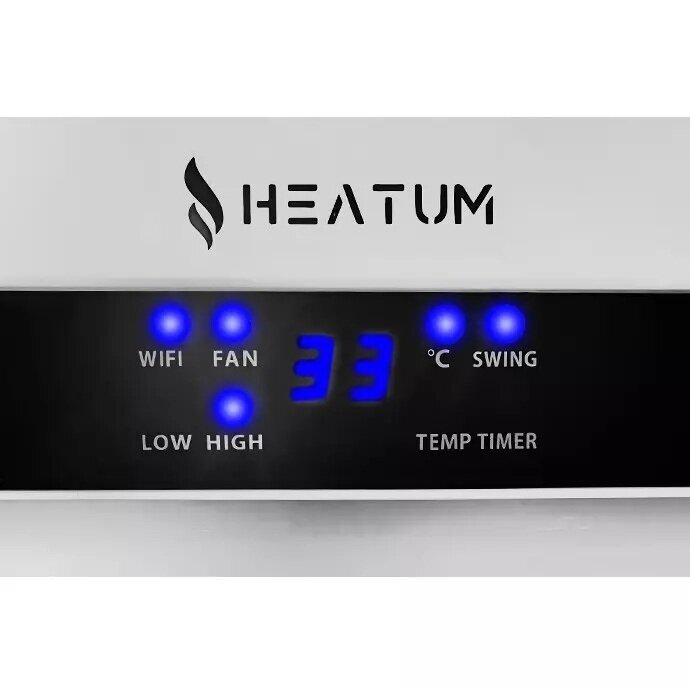 Keraminis sieninis elektrinis šildytuvas Heatum Avo H2000W WIFI 5 Keraminis sieninis elektrinis šildytuvas Heatum Avo H2000W WIFI 5